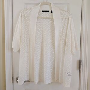 Cyrus Cream Open-Front Cardigan